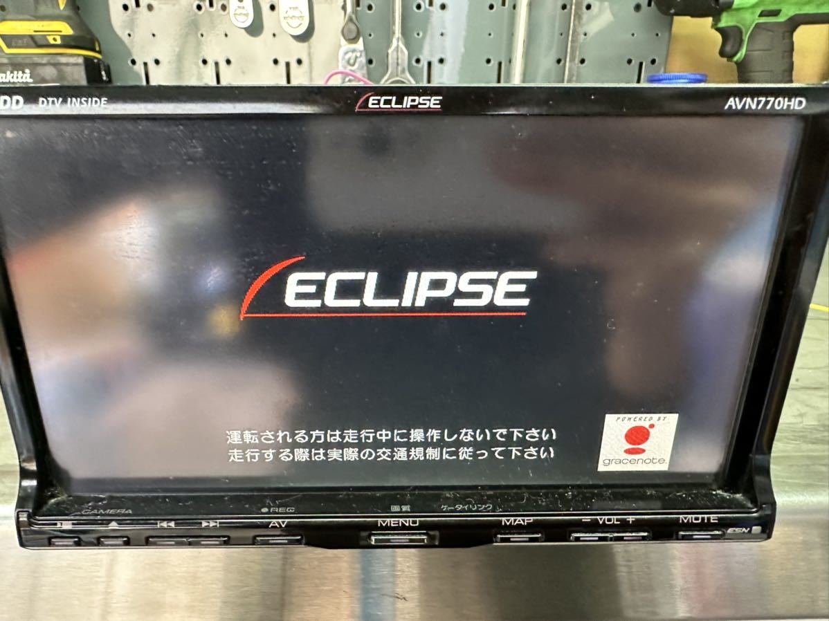 ECLIPSE イクリプス AVN770HD HDDナビ 地デジ フルセグTV CD DVD