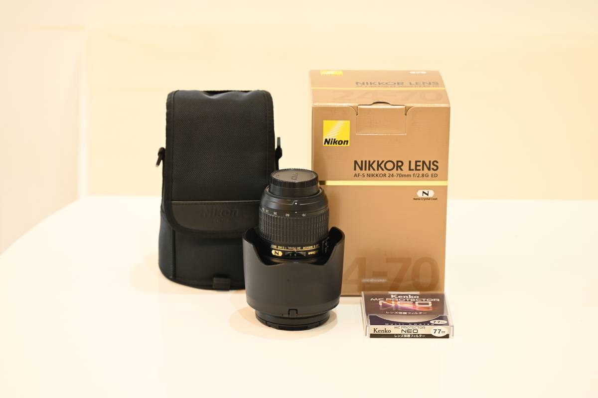 美品 Nikon ニコン ニッコール AF-S NIKKOR 24-70mm F2.8G ED 使用頻度少 元箱あり フィルターおまけ付