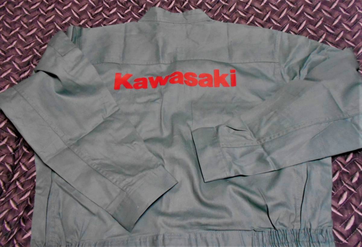 Kawasaki オールインワン カワサキ ツナギ つなぎ 作業服 整備士