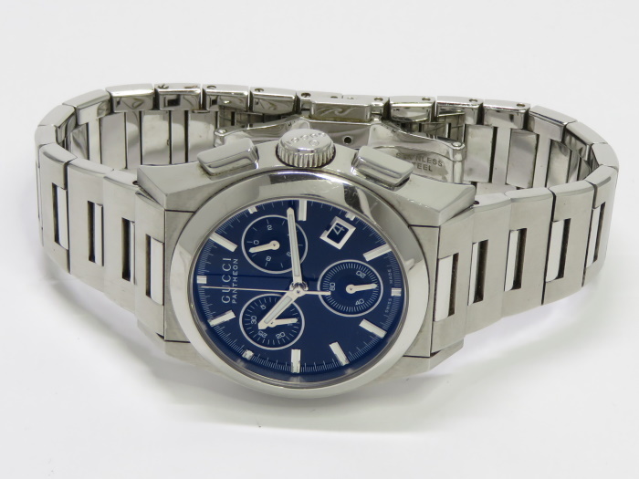 中古】GUCCI パンテオン クロノグラフ ボーイズ クォーツ 115.4