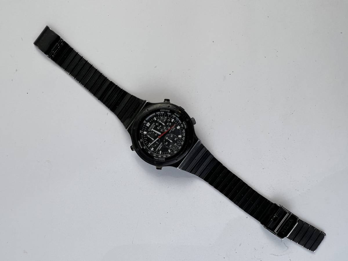 腕時計 QZ CITIZEN シチズン QUARTZ CHRONOGRAPH ALARM クロノグラフ 
