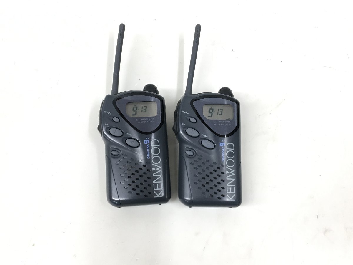 KENWOOD UBZ-LF9 DEMITOSS 特小トランシーバー 4つセット アマチュア無線