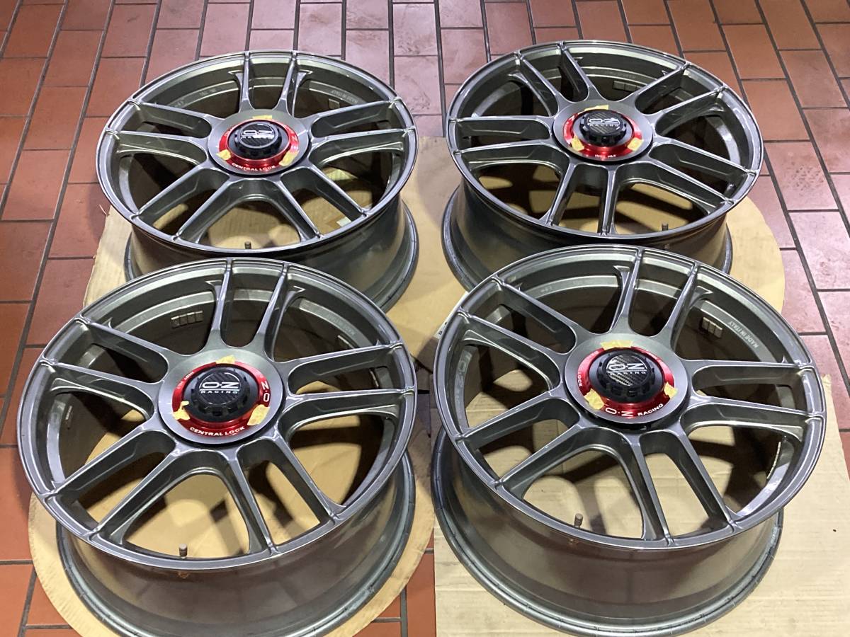 極美品4本セット】OZ RACING I-TECH Indy HLT 19インチホイール 19x8 