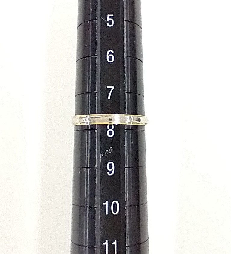 K18 リング サファイア イエローゴールド 指輪 12号 希少 約0.90g