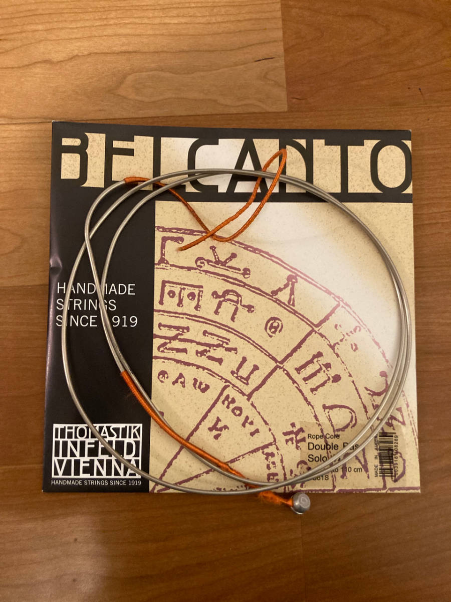 ベルカント コントラバス弦 4弦セット 中古 BELCANTO その1 THOMASTIK