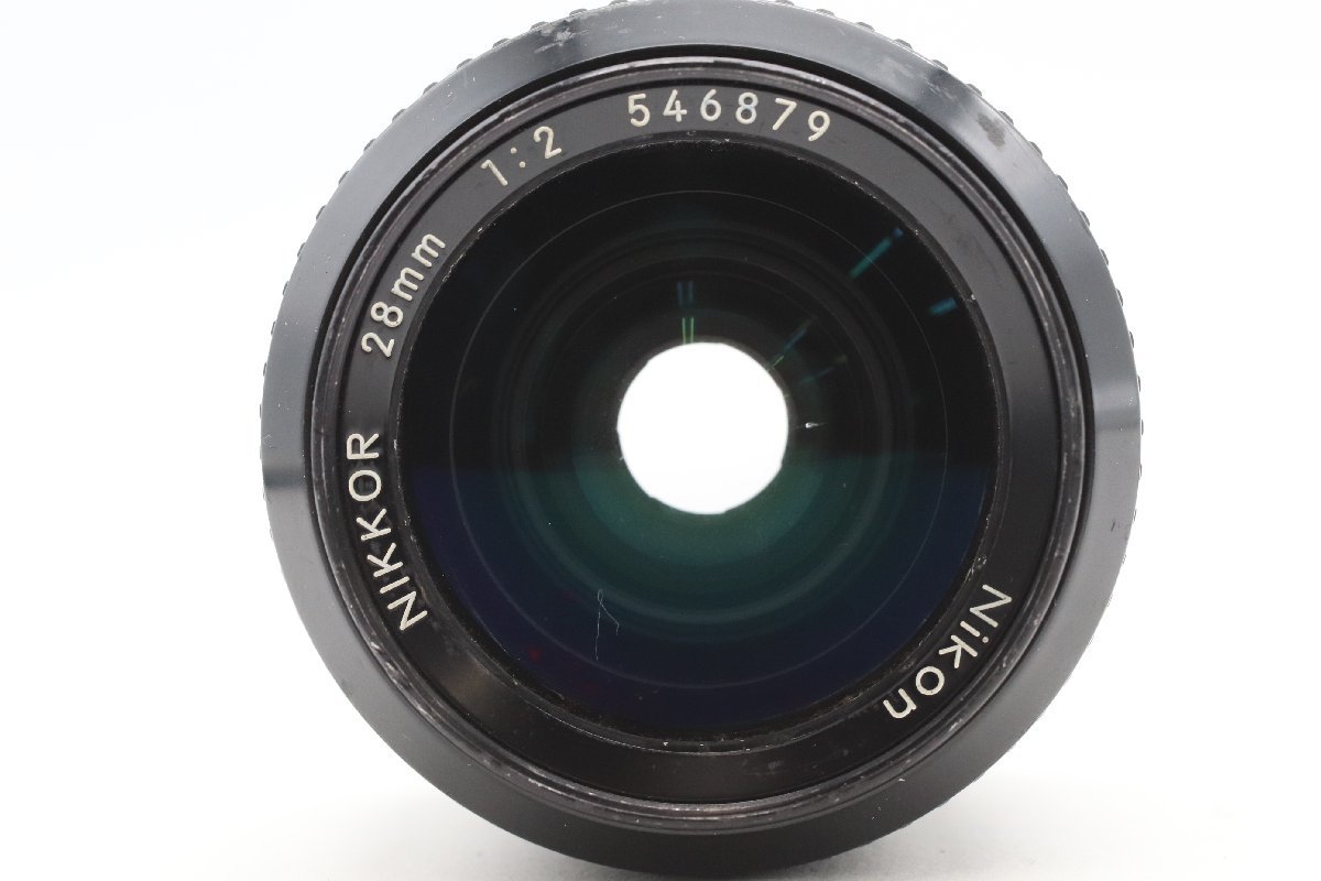NIKON ニコン NIKKOR 28mm F2 単焦点 カメラレンズ 一眼レフ 41479-C 28mm Nikon Nikkor f2 AI F2.8公式認定