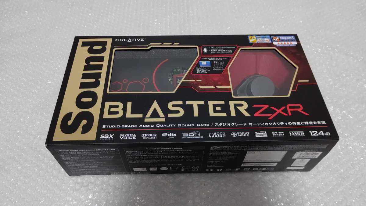 美品 CREATIVE Sound Blaster ZXR サウンドカード GAMINGPC Sound ZxR