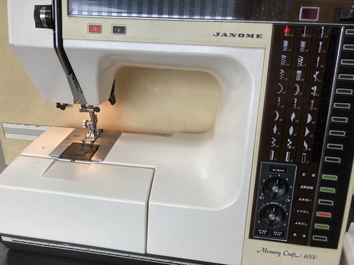 ジャノメ 0 メモリークラフト6000 ト滝JANOME ミシン メルカリ 