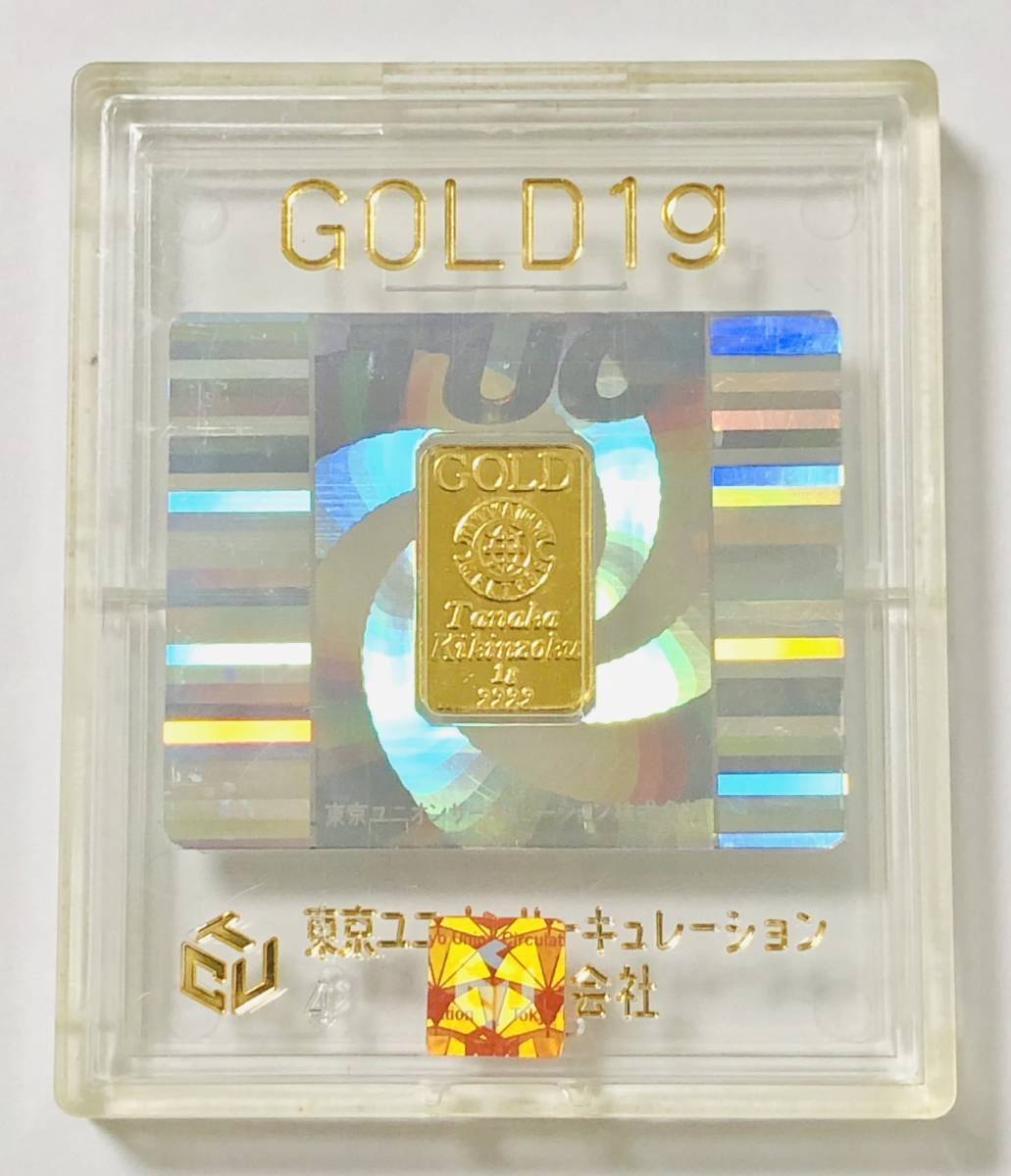 純金 999.9 金塊 インゴット ボタン型 4個セット インゴット 1g 純金 K24 ゴールド 999.9 田中貴金属 ケース入り 0 GOLD