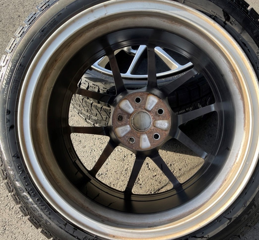 WRX STI【VAB】純正ホイール 18/8 1/2J 55 ICEASIMMETRICO 245/40R18 4