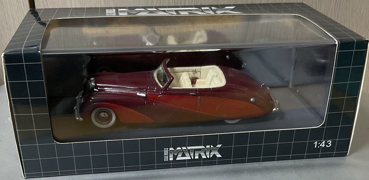  レア 1/43MATRIX 408台限定 Daimler DE36 Hooper DHC Green Goddess 1963 maroon/maroon 訳あり(乗用車)｜売買されたオークション情報、yahooの商品情報をアーカイブ公開 - オークファン 乗用車