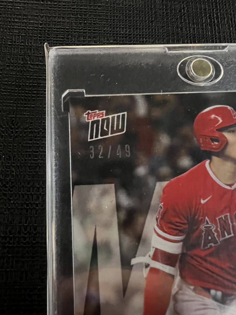 超希少】topps now 2021 大谷翔平 49シリアル MVP記念カード 