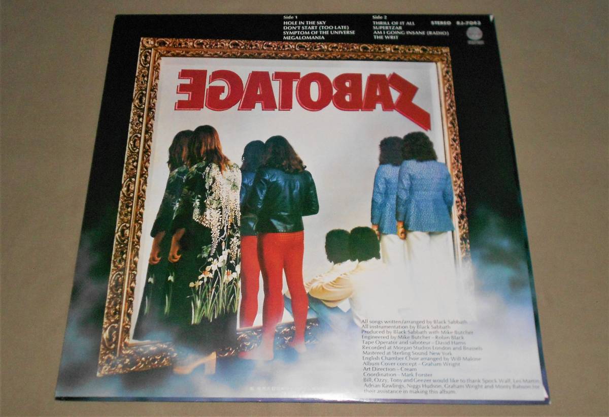 Black Sabbath - Sabotage ⁄ – Yahoo!オークション SABBATH BLACK