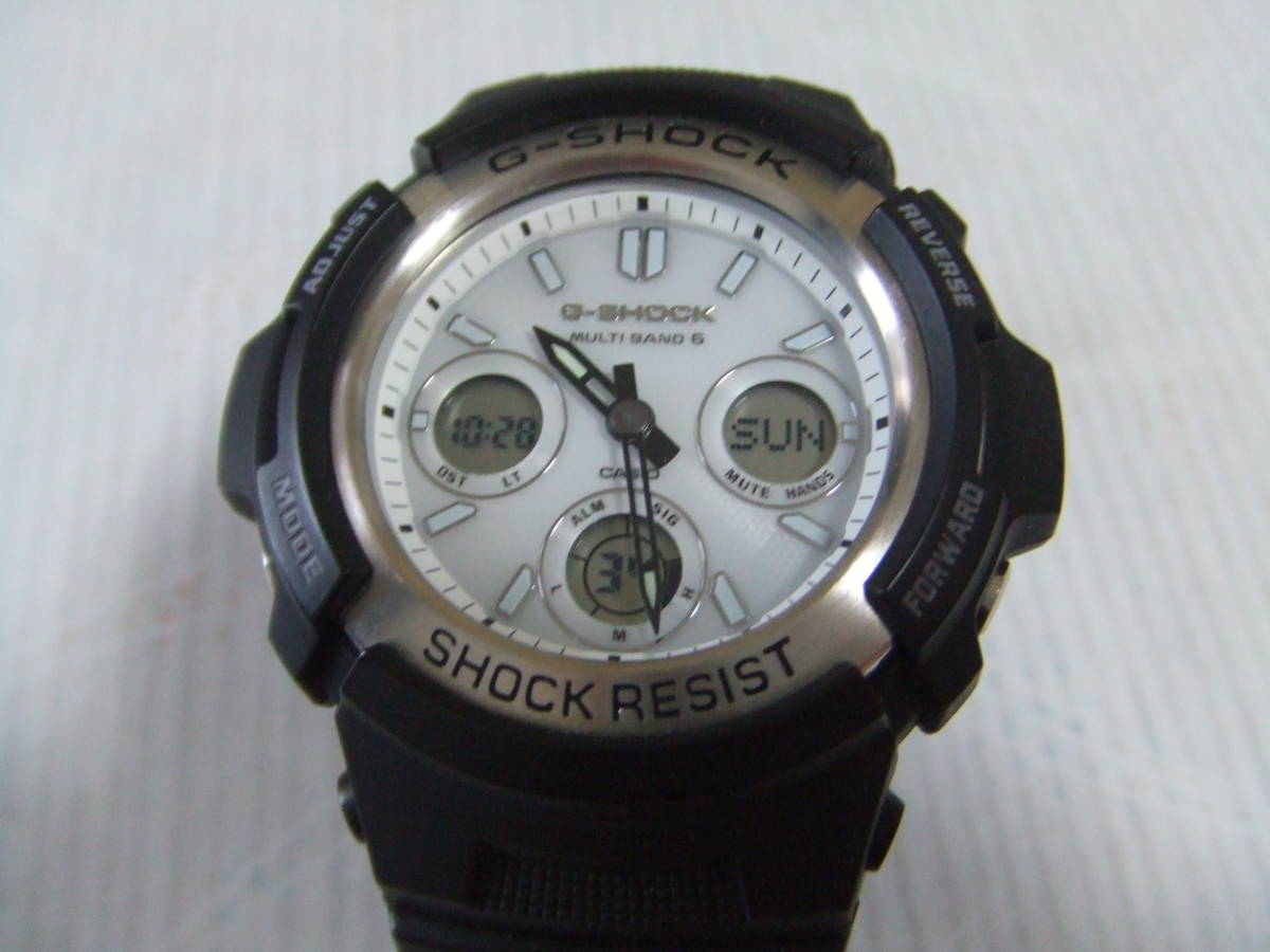 G-SHOCK☆AWG-M100S-7AJF☆マルチバンド6電波＆ソーラーモデル☆美中古