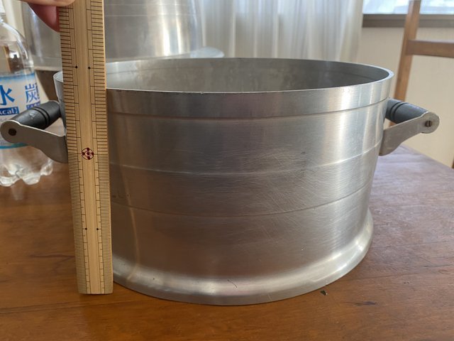 Yahoo!オークション - 羽釜セイロセット亀印・28cm・アルミセイロ