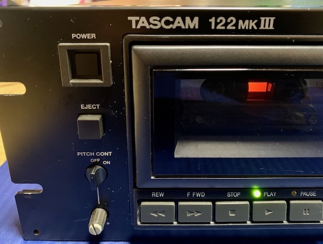 TASCAM プロ業務用高級3ヘッド3モータカセットデッキ 122MK3 動作確認