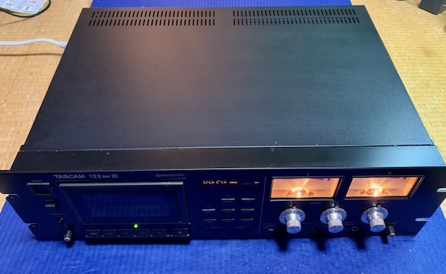 TASCAM プロ業務用高級3ヘッド3モータカセットデッキ 122MK3 動作確認