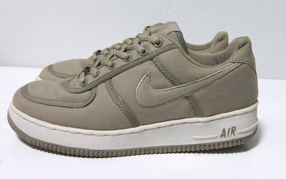 2003年 NIKE AIR FORCE 1 LOW CANVAS US9.5 27.5cm 624020 221 ナイキ 