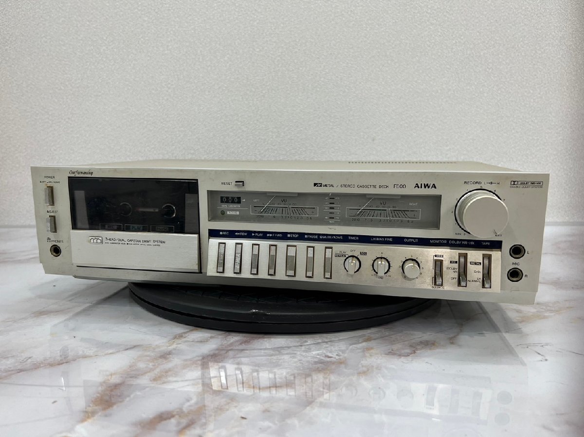 △3608 ジャンク品 オーディオ機器 カセットデッキ AIWA AD-F600