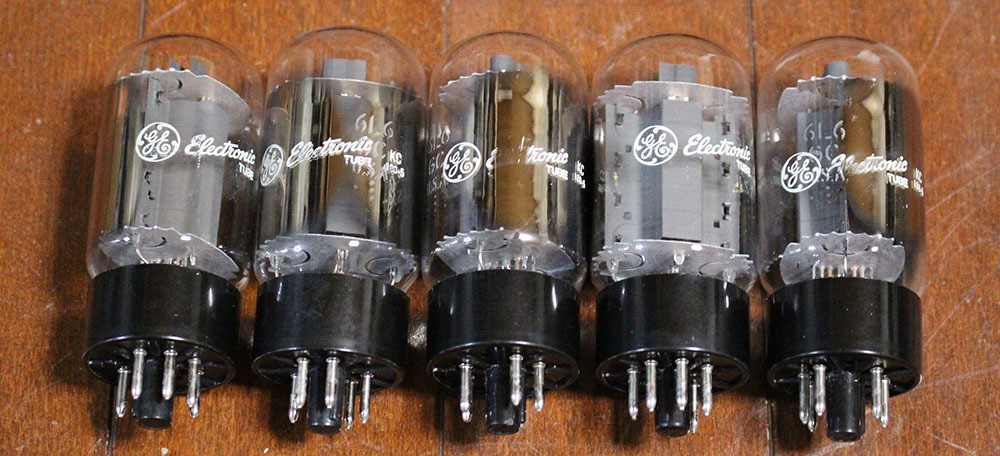 TV-7測定済！未使用品 GE 6L6GC 5本セット General Electric(真空管 
