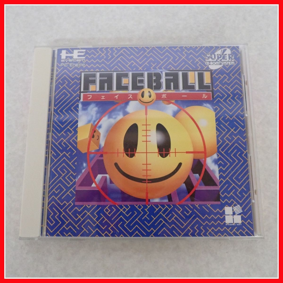 (帯付き)フェイスボール PCエンジンSUPER CD-ROM2 フェイスボール リバーヒルソフト PCエンジン 品 PCE PCエンジン SUPER