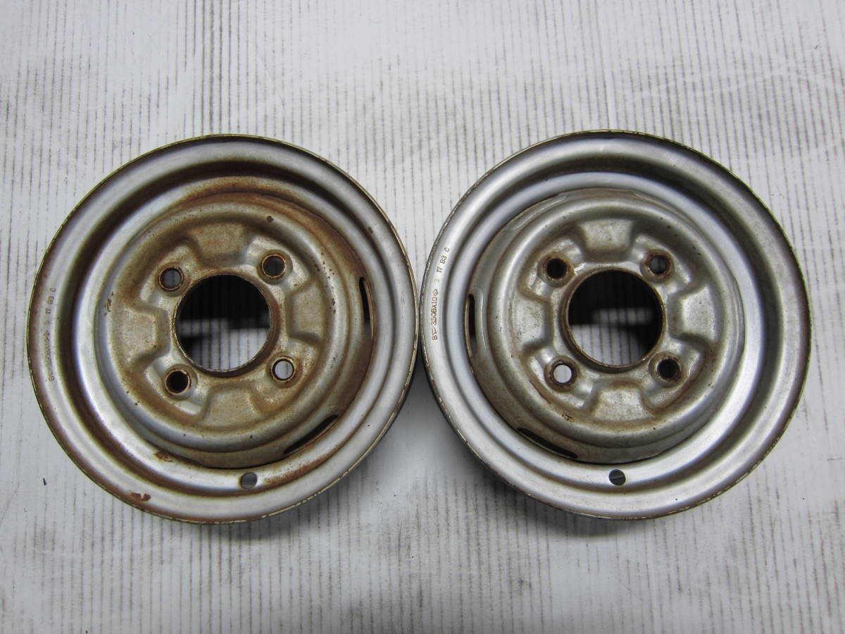10インチ スチールホイール スチール ダイハツ 3.50B PCD110 純正 