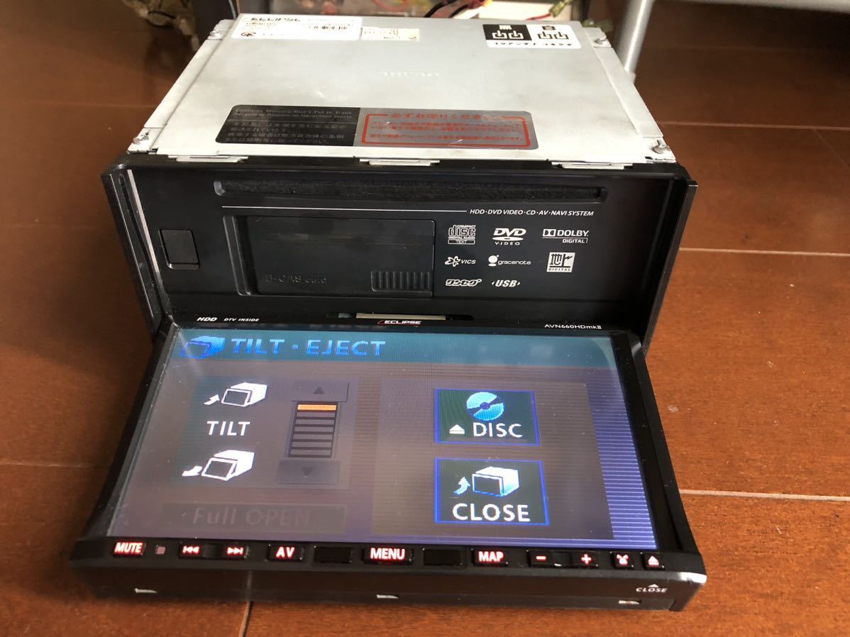 イクリプス イクリプス 2DIN HDDナビ AVN660HDmkⅡ ECLIPSE カーナビ