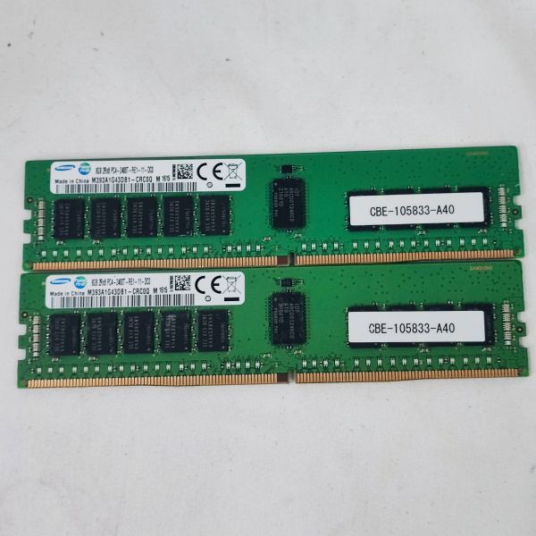  メモリ PC4-19200 DDR4-2400T ECC Registered 8GB x 2 合計16GB 8(その他)｜売買されたオークション情報、yahooの商品情報をアーカイブ公開 - オークファン DIMM