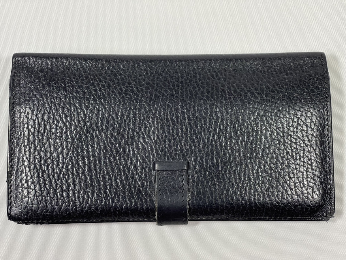 長財布 エルメス ベアン ブラック HERMES 本物 送料無料 スフレ スター 