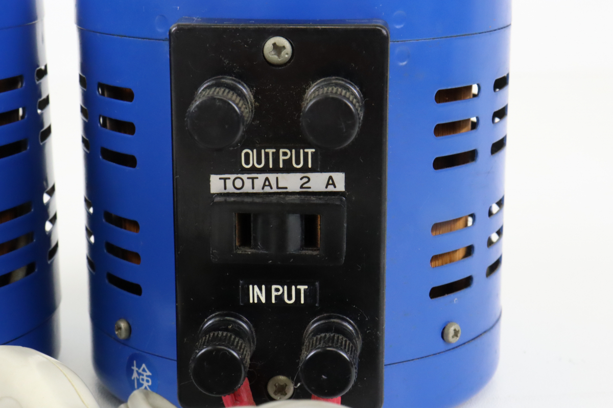 松永製作所 SD-132 スライドレギュレーター 摺動電圧調整器 2点セット 