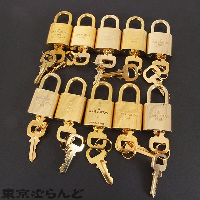 LV ルイヴィトン カデナ 南京錠 2点セット ルイヴィトン パドロック