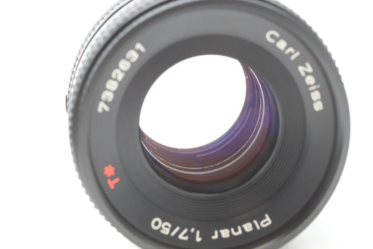 CONTAX コンタックス RTSII QUARTZ 50周年バッジ付 Planar 50mm F1.7 T 