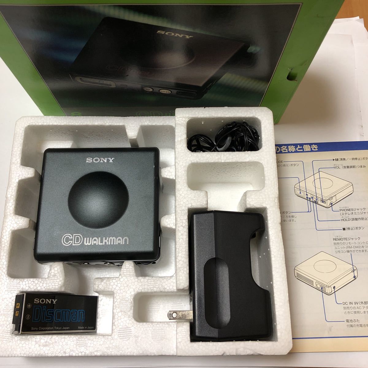 CD D-82 8cm Walkman Sony Player Portable SONY Discman ウォークマン