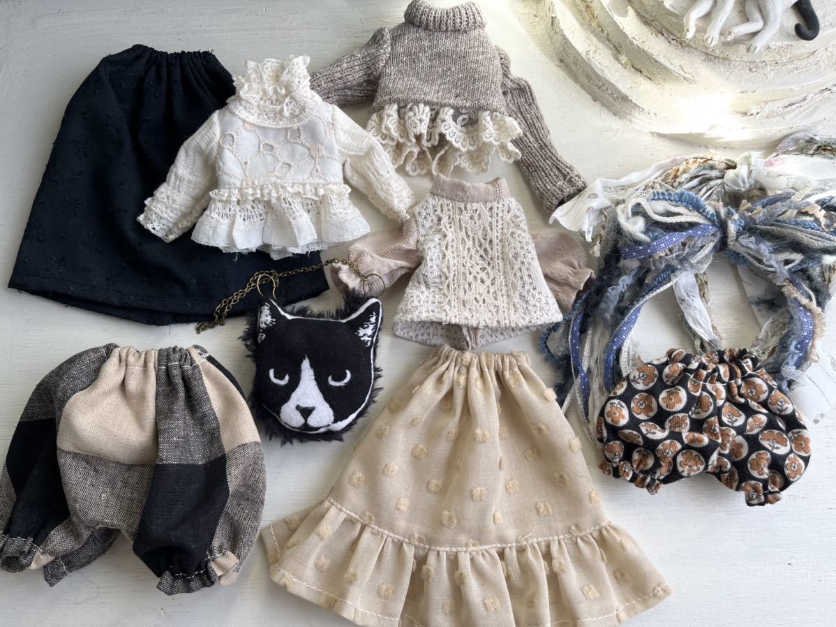 ブライス　アウトフィット　６点セット ブライスさんのおでかけコーデ type D * アウトフィット * 洋服