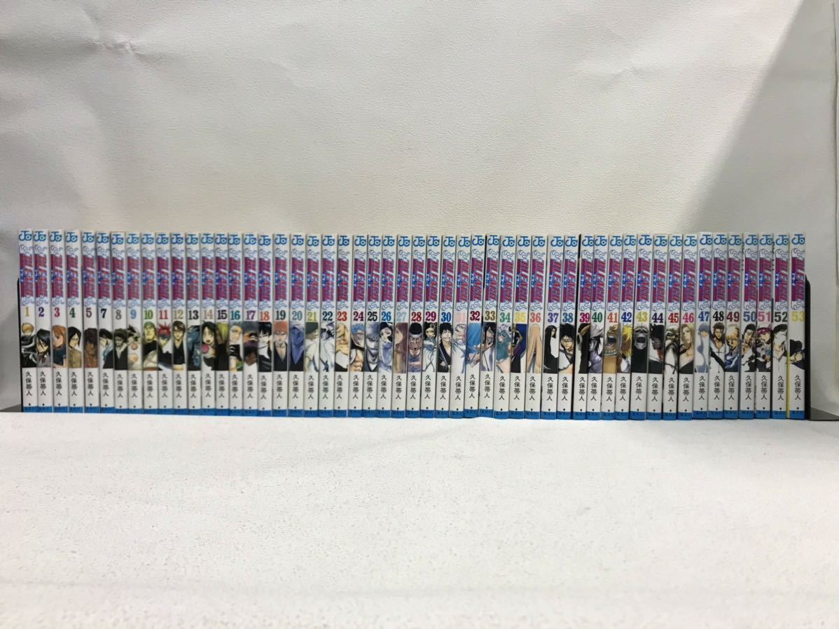 【コミック729】送料無料 BLEACH 1〜53巻セット(第6巻抜け) コミック52冊まとめ売り ブリーチ 久保帯人