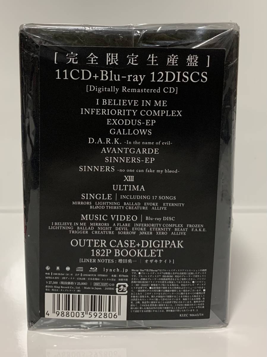 CD CD／lynch.／【11CD+Blu-ray BOX・ブックレット付】2011-2020
