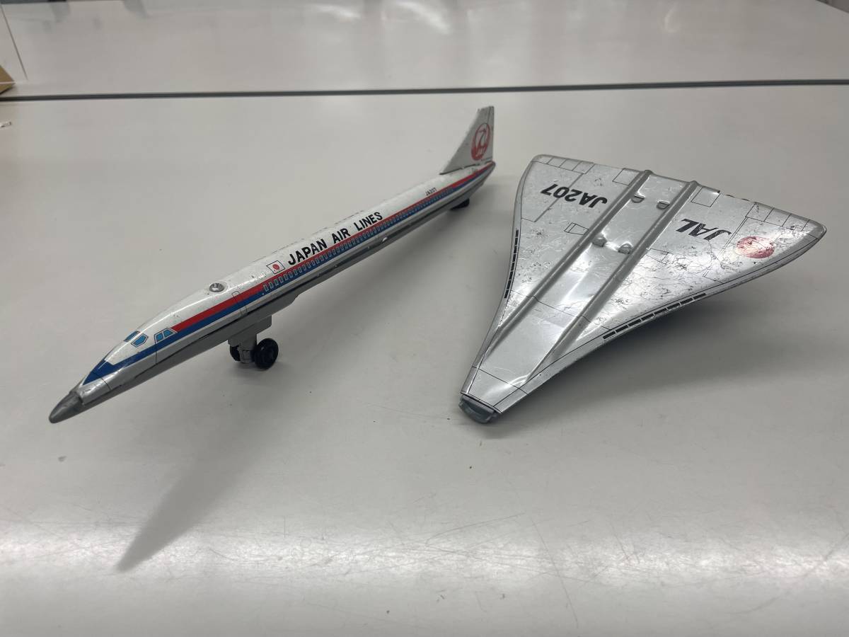 ブリキ DAIYA コンコルド JAL JA207 日本製 全長32.5㎝ JAL コンコルド