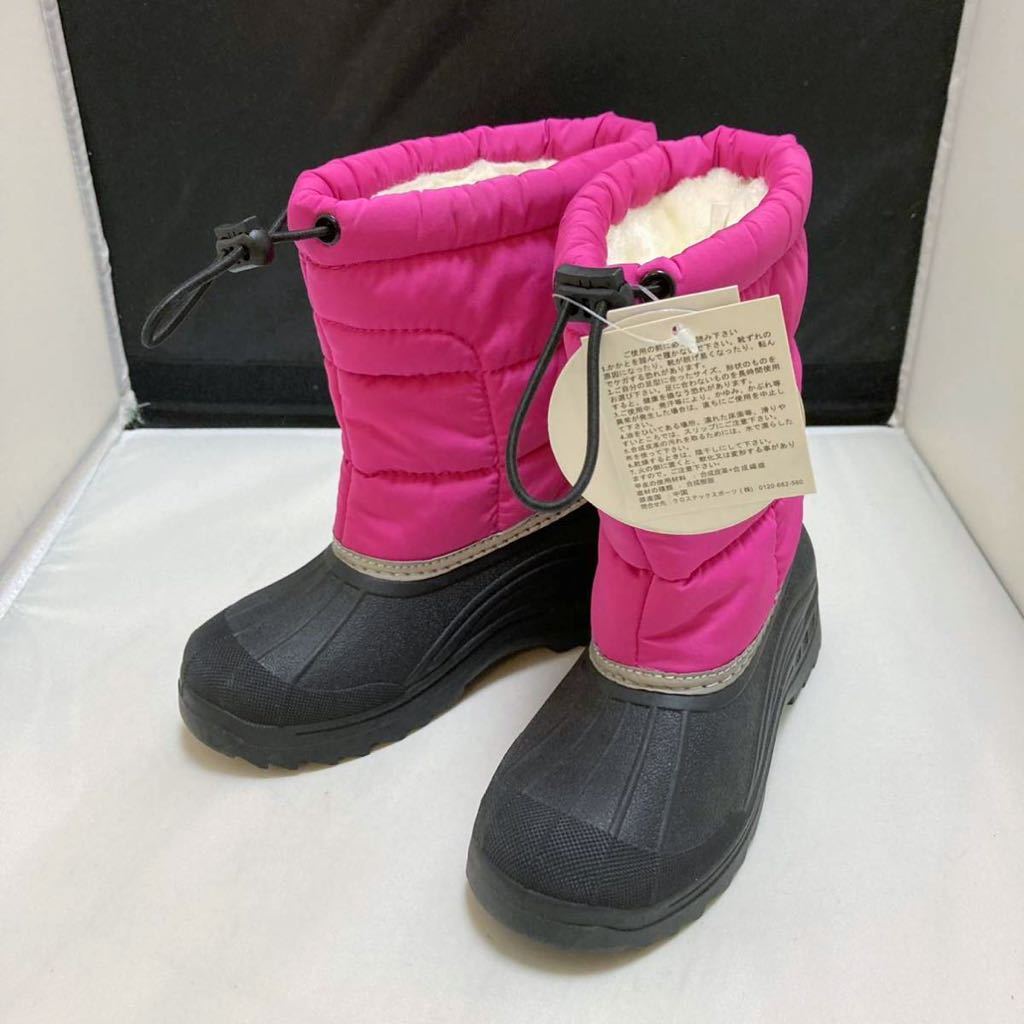 新品 スノーブーツ 子供用 キッズ 女の子 17.0 ブーツ 防水 タグ付き  