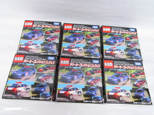 いう商品 ♪ 未使用 トミカ ラリーカー コレクション JAPAN 6種 完品 ミニカー