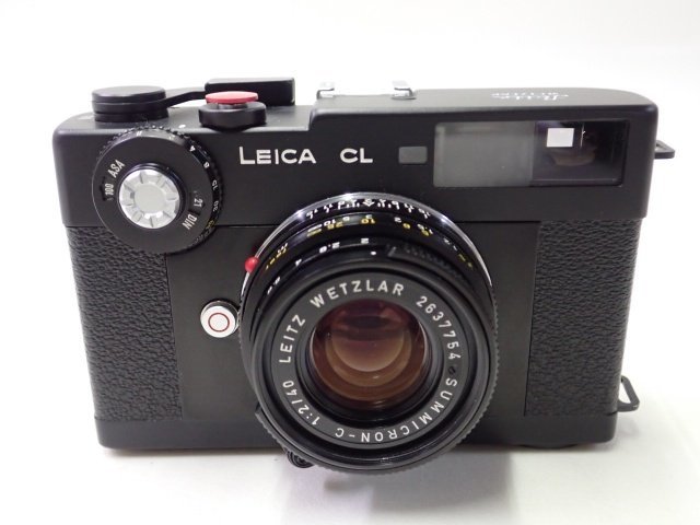 ビンテージLeica CL レンジファインダー ズミクロン-レンズ M型 ライツ Leitz Leica CL + Summicron-C 40mm F2 ライツ ライカ レンジ