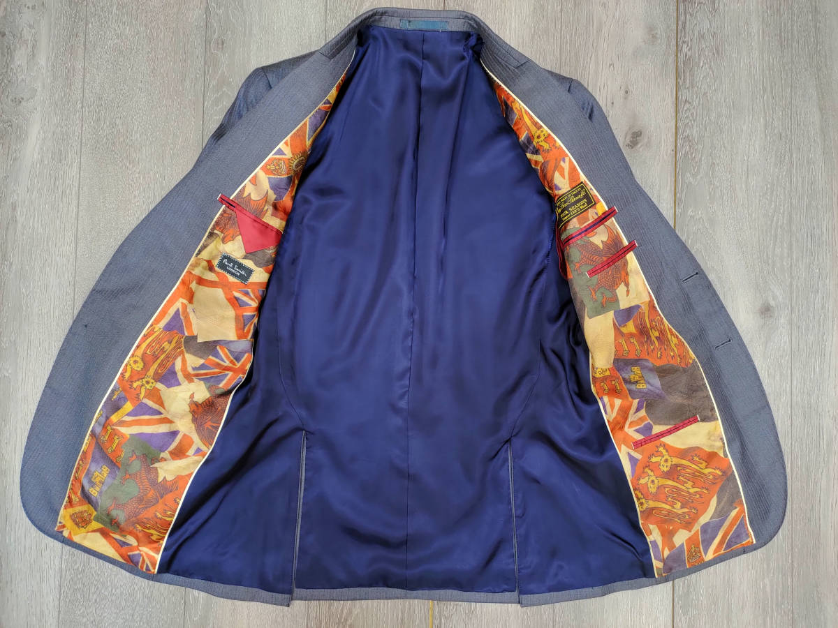 美品】ポールスミス×ロロピアーナ FOUR SEASONS ユニオンジャック裏地
