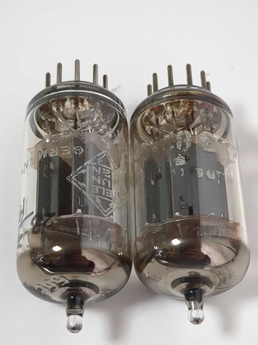 13661 TELEFUNKEN ECC83（12AX7）スムースプレート 2本 測定データあり