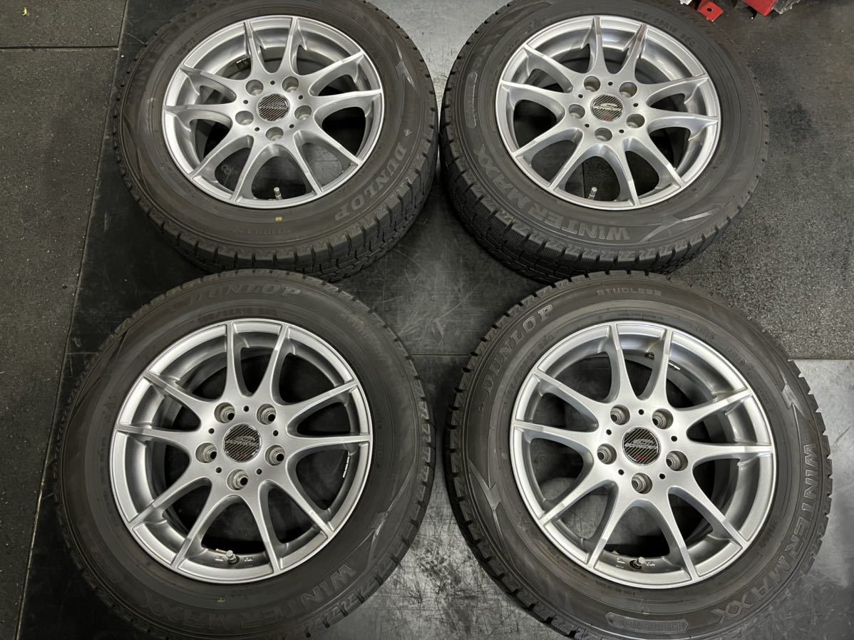 本物保証，新作 ホンダフリードGB5 6 7などスタッドレスタイヤ/アルミホイール４本 A-TEACH/WINTERMAXX 185/65R15 ET+45 PCD114.3x5H(スタッドレスタイヤ)｜売買されたオークション情報、yahooの商品情報をアーカイブ公開 - 5穴