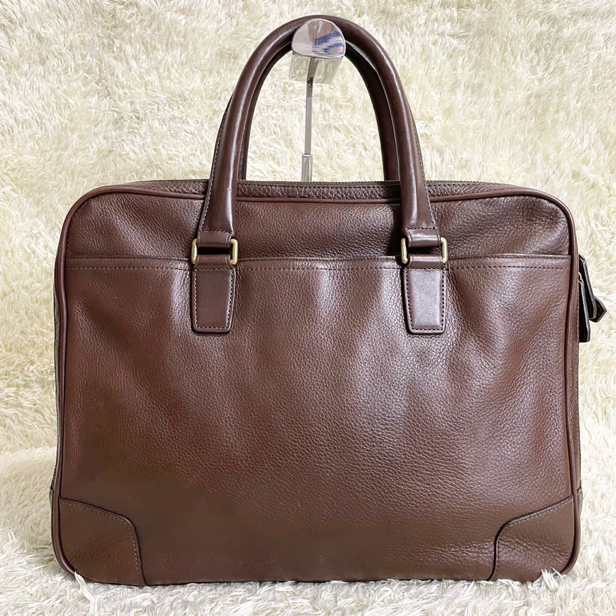 1円【美品】COACH コーチ メンズ 2way ビジネスバッグ ブリーフケース 
