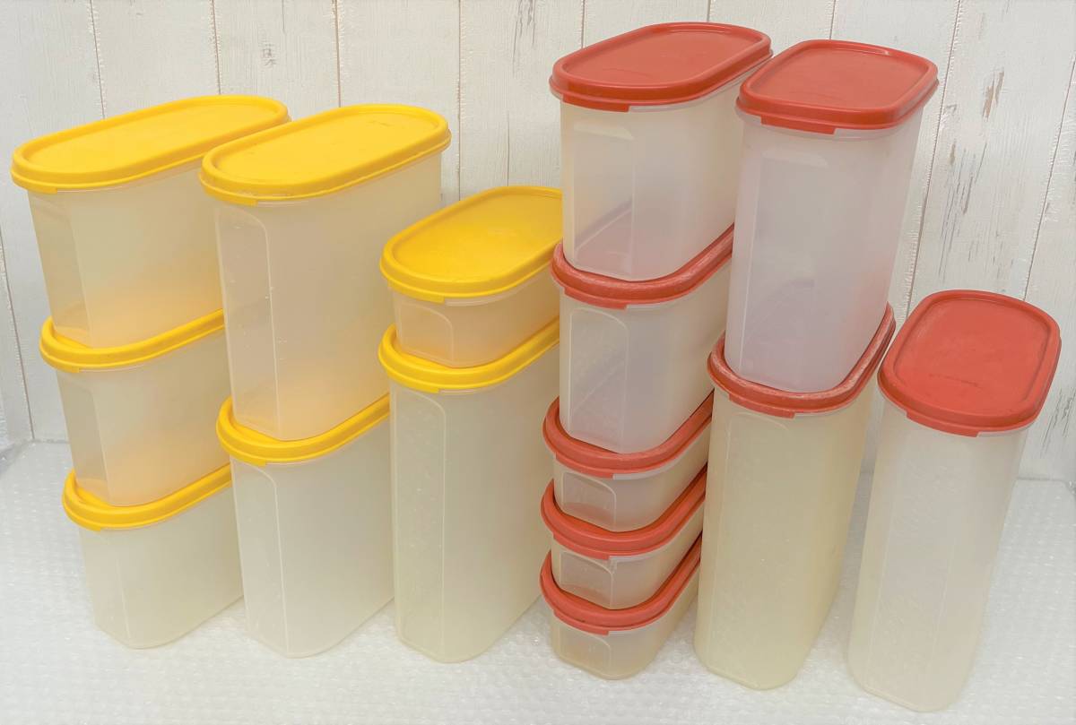 タッパーウェア 保存容器 Tupperware まとめ売り 15点セットと付属品