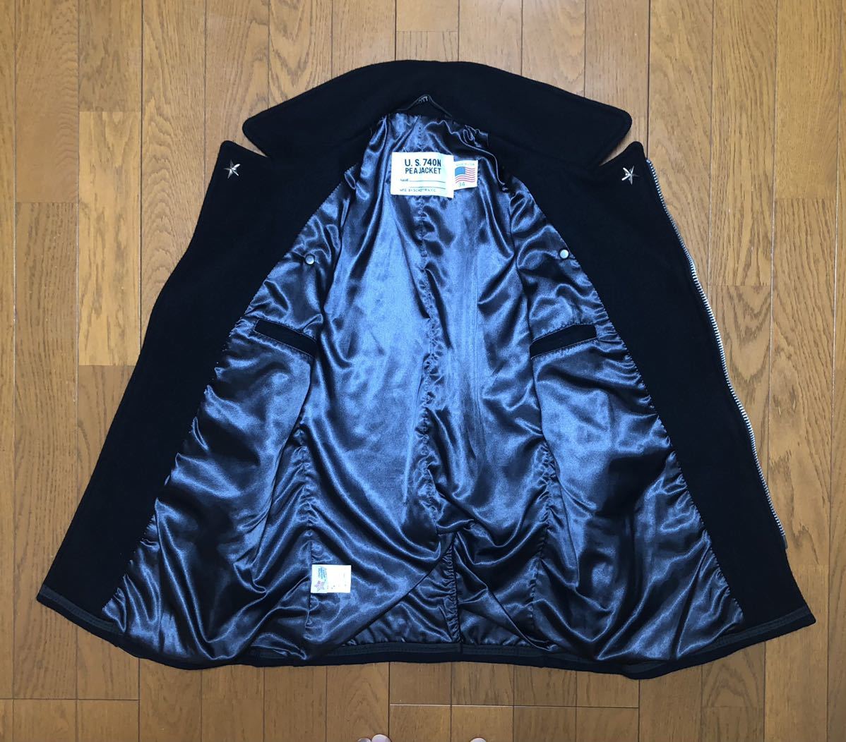 Schott 769N ジップ ライダースPコート 34 ショット ライダース