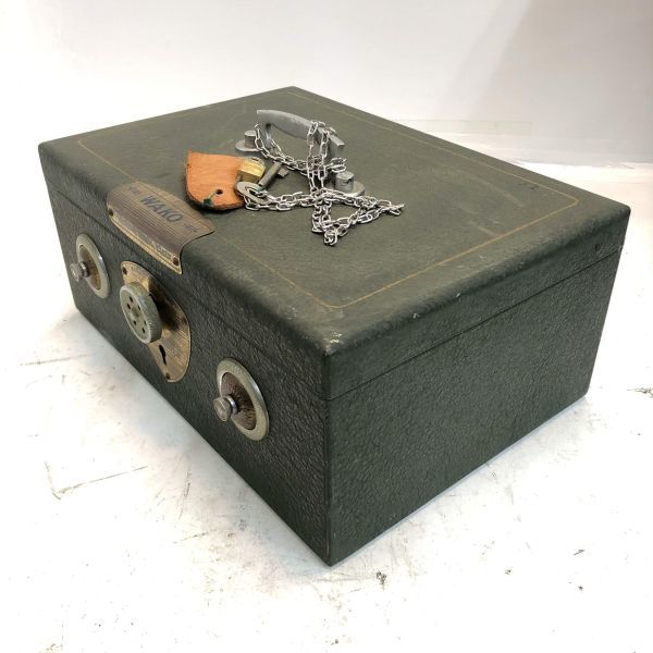 WAKO 手提金庫 ALARM CASH BOX レトロ ビンテージ アンティーク 金庫