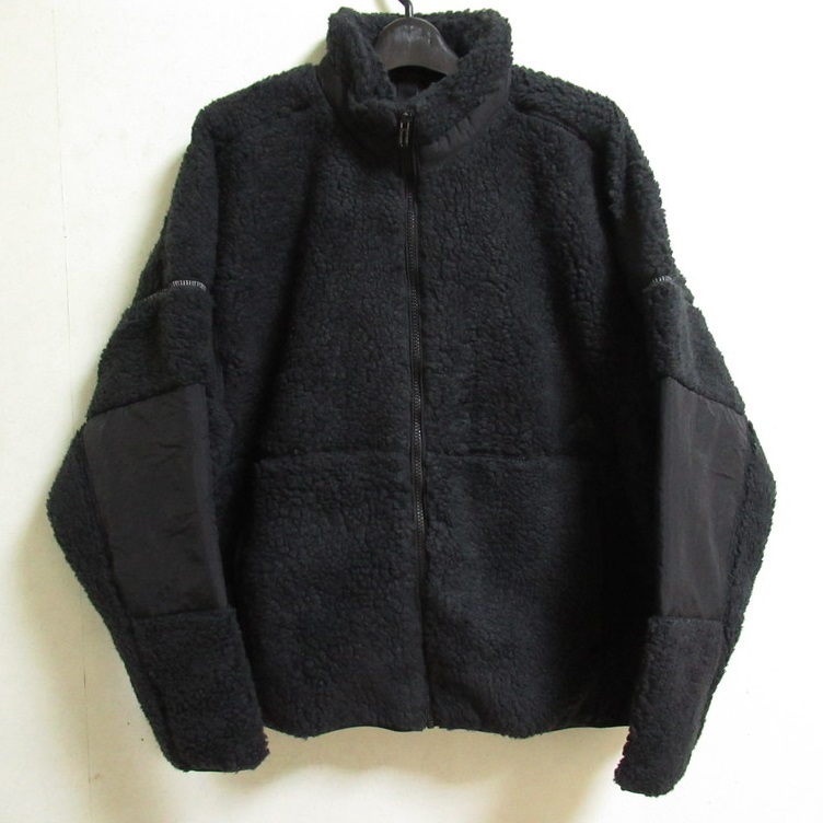 adidas メンズ S2S ボアジャケット 黒 ブラック XO 2XL アディダス 