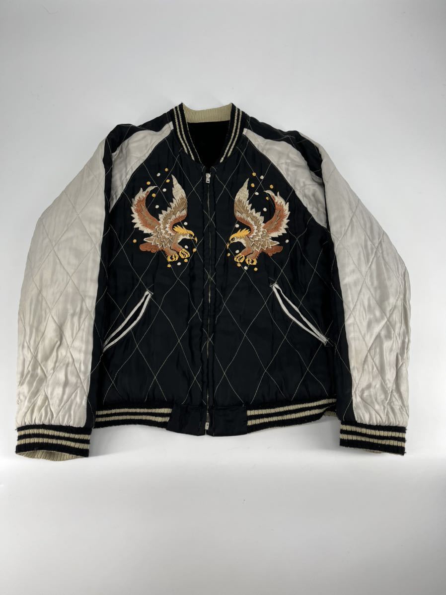 テーラー東洋 TT10797 スカジャン SKULL×EAGLE 別珍 東洋スカジャン