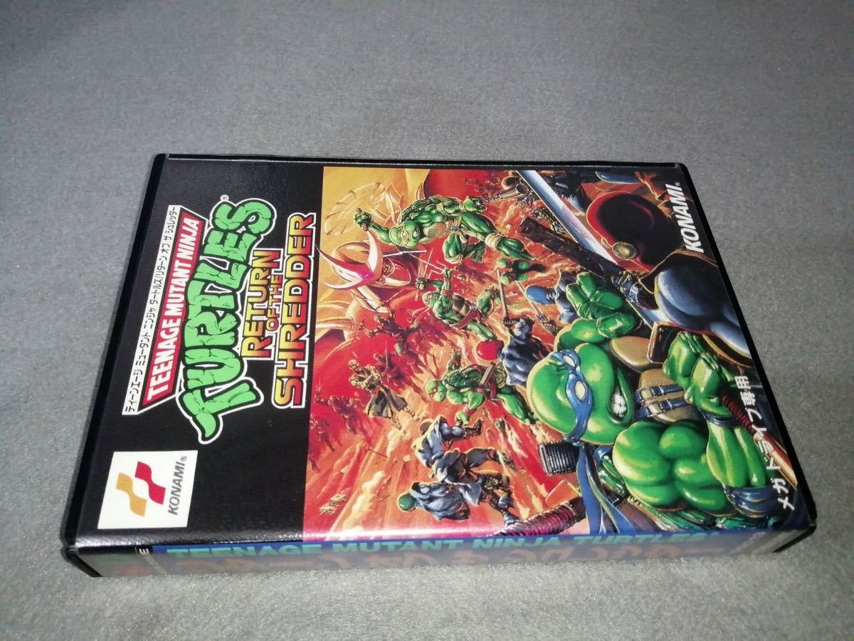 MD メガドライブ TMNT RETURN OF THE SHREDDER ティーンエイジ 